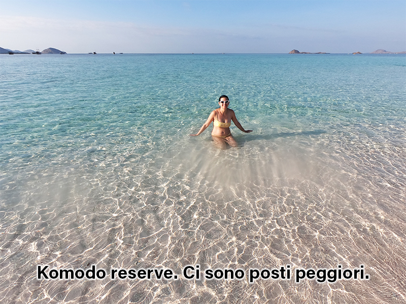 La Polly nella riserva di Komodo